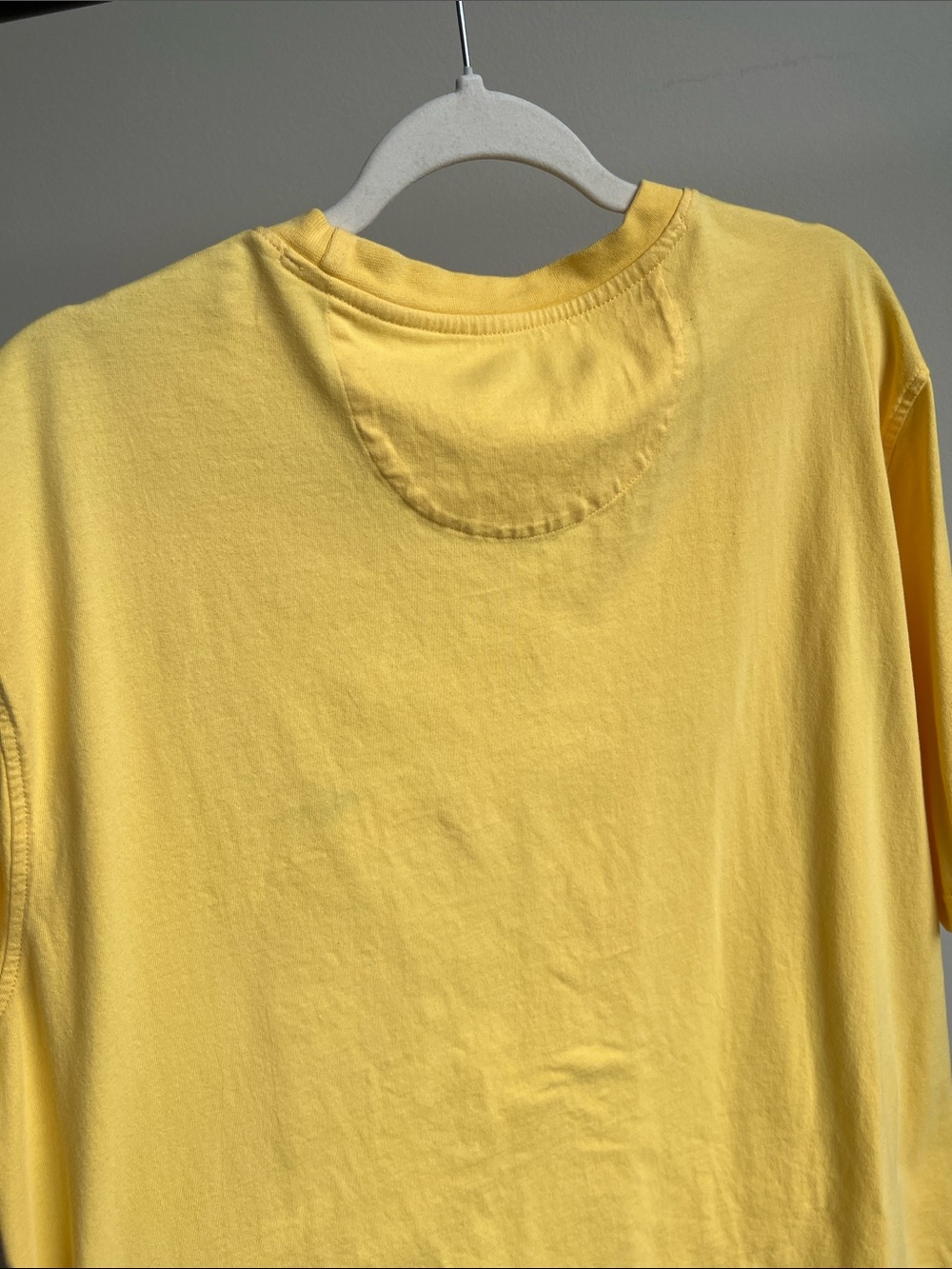 Greg Norman Yellow Crewneck Tee with Logo - Picture 5 of 8